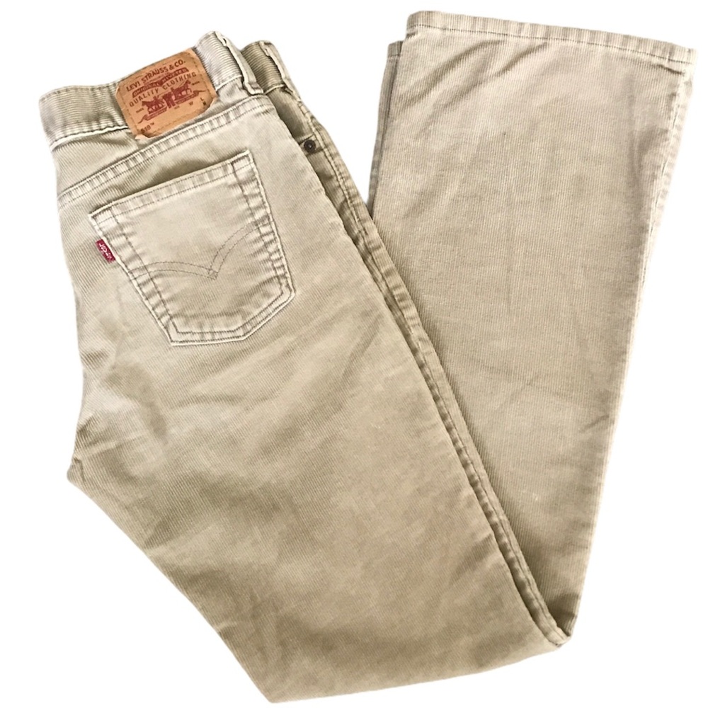 Vintage Levi’s 518 super low boot flare jeans cord